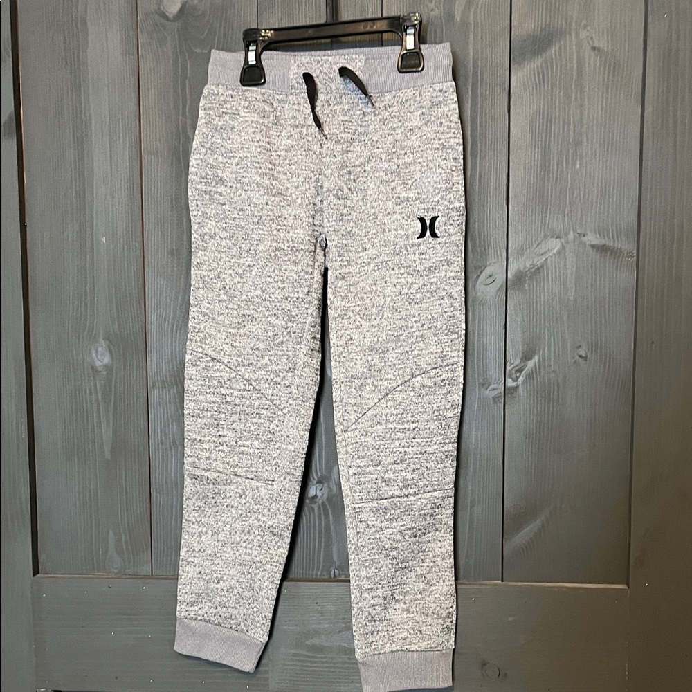 Hurley Kids Heather Gray Joggers with Drawstring